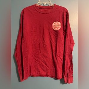 University of Alabama 2020 National Champions Crimson Tide Long Sleeve Shirt M
